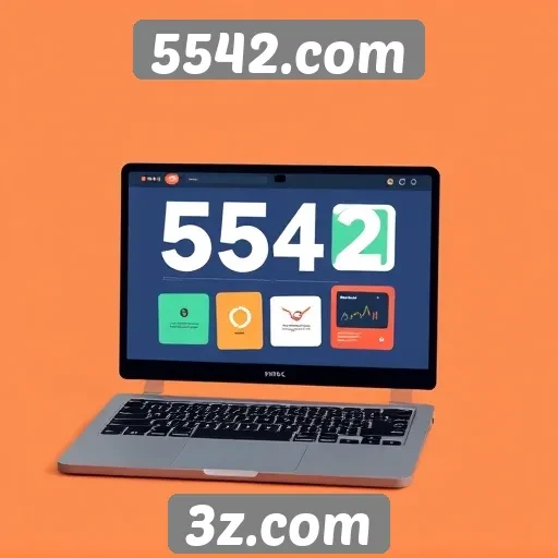 Explorando a interface do usuário do site 5542.com