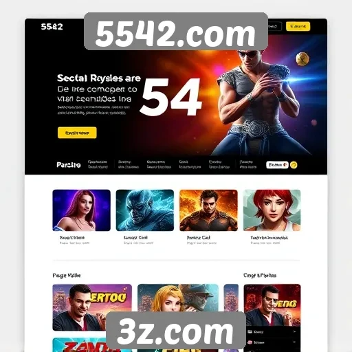 Interface do usuário melhora experiência em 5542.com